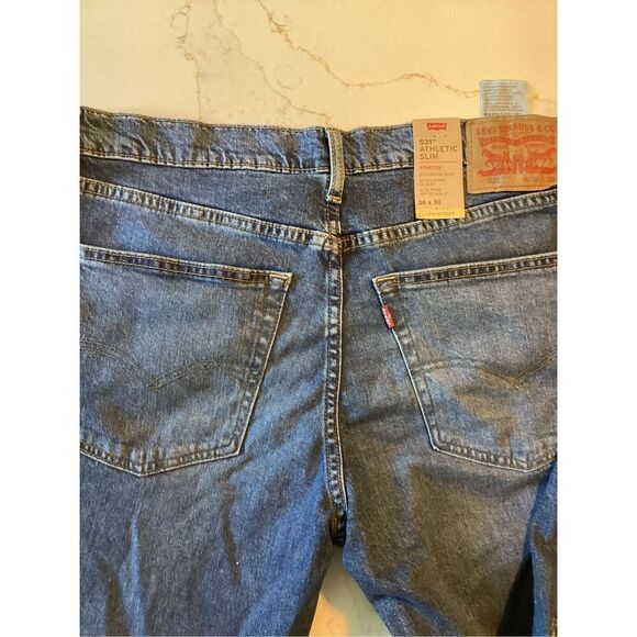 NEW Levi Strauss 531 Athletic Stretch Sz 36x30 Flex Eco Performance - Picture 7 of 9